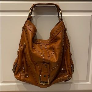 Isabelle Fiori Studded Hobo Carina bag